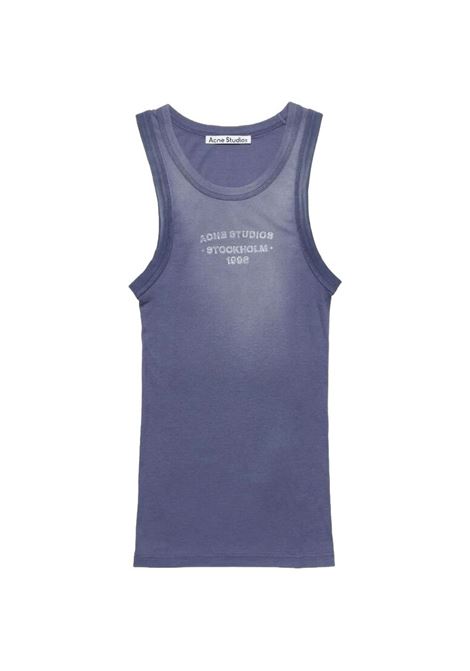 canotta spryed logo unisex blu navy ACNE STUDIOS | CL0443BG3